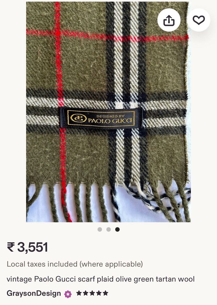 Paolo GUCCI scarf