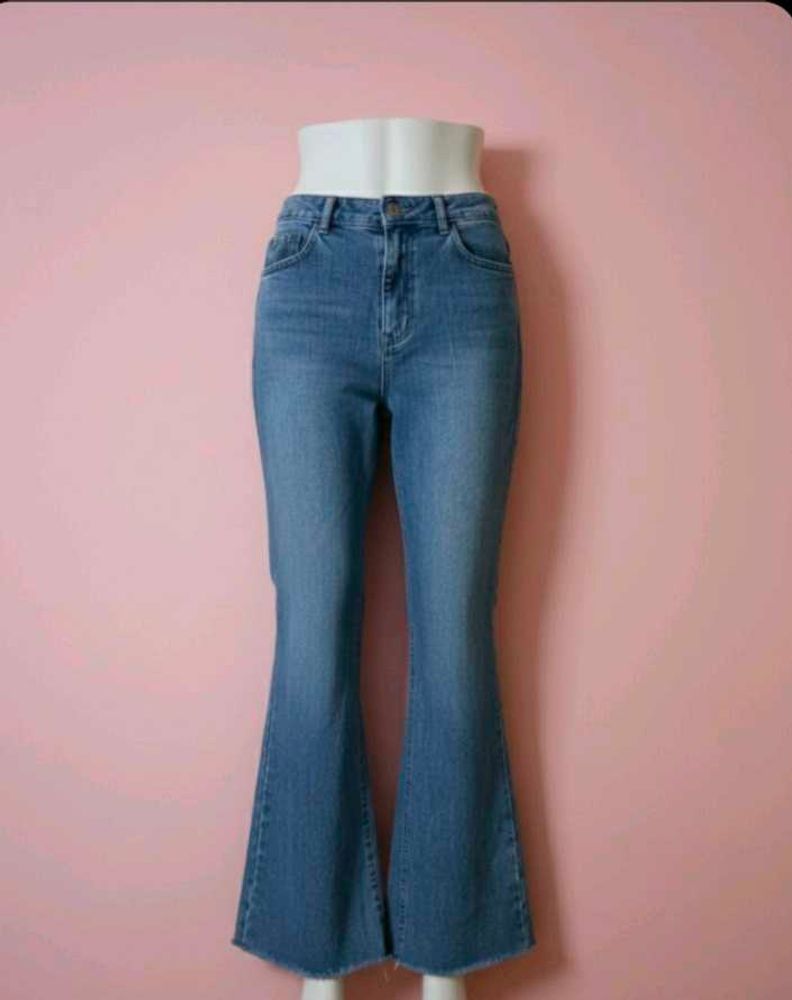 Flared Denim Jeans