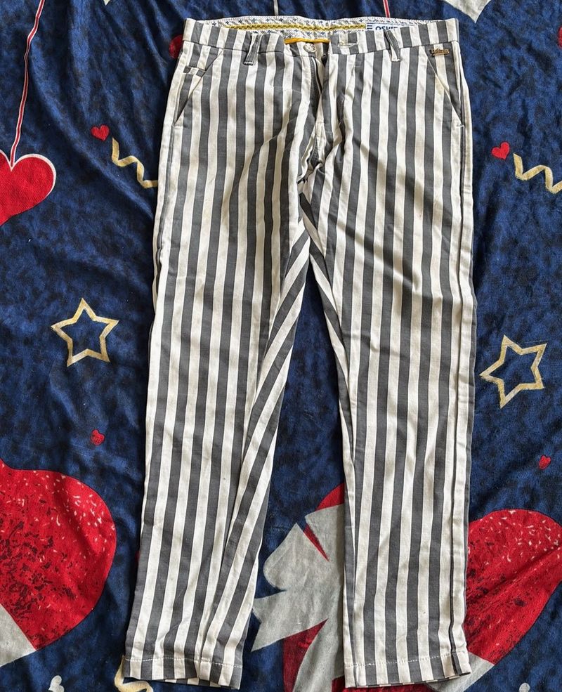 Men's Striped Casual Pants
