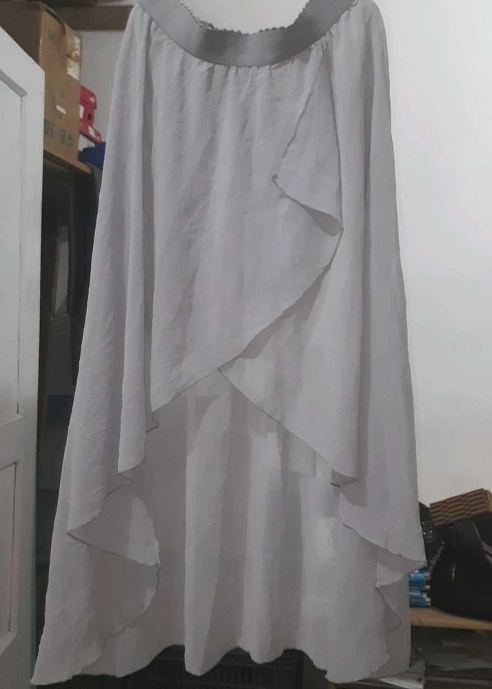 lavender Asymmetrical skirt