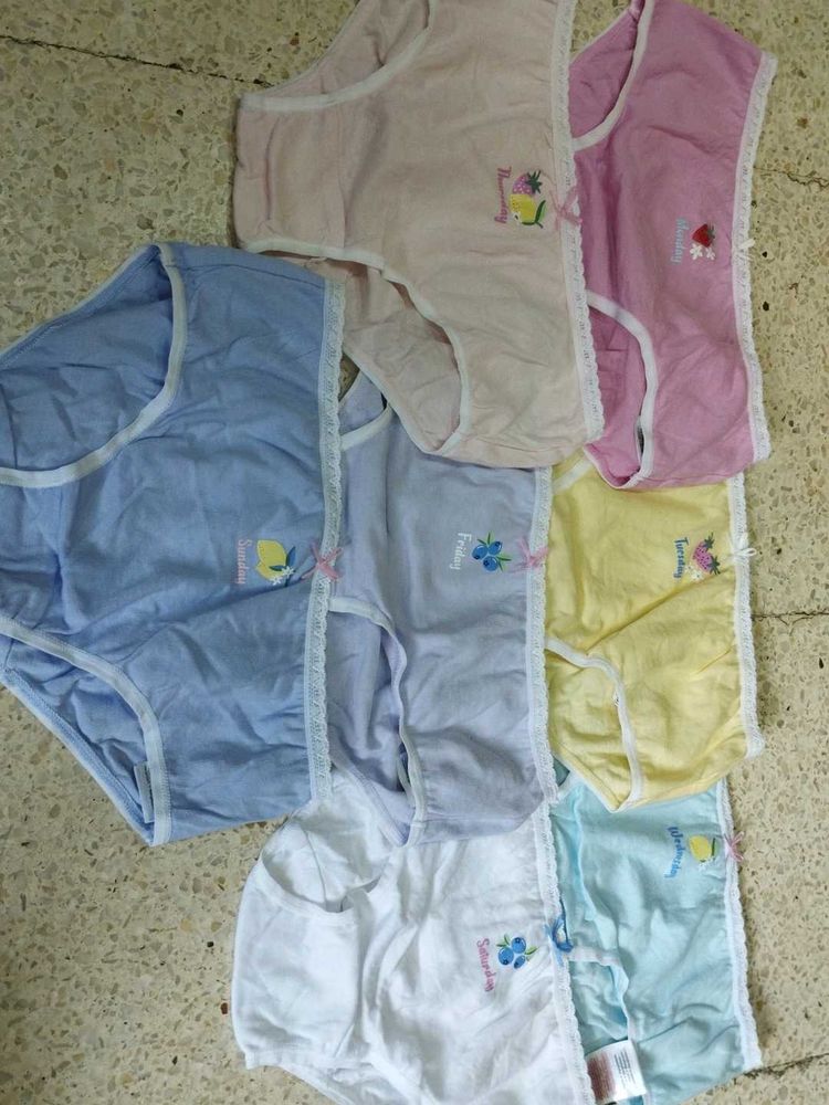 Pack of 7 Cute Cartoon Briefs Panty