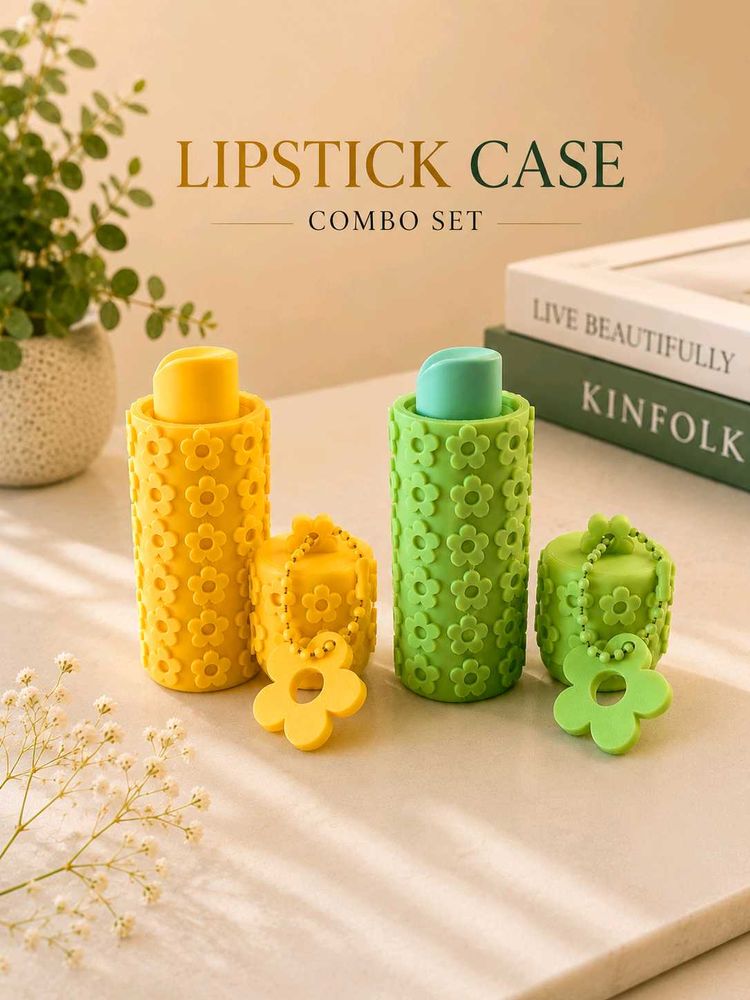 set of 2 stylish lipstick case