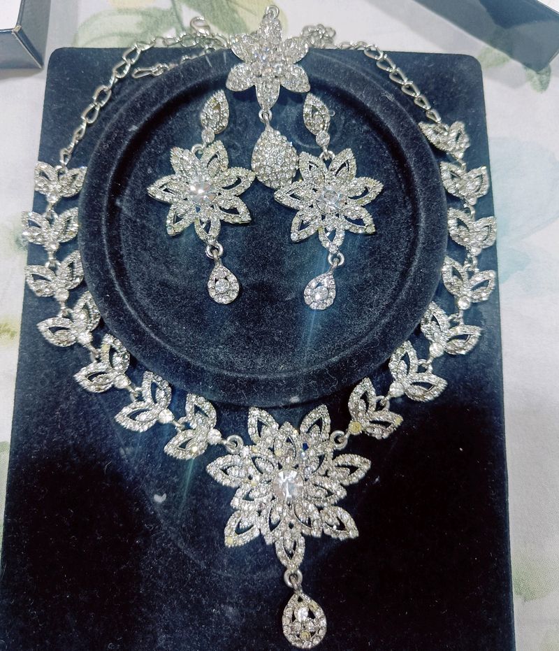Imitation Diamond Jwellery Set