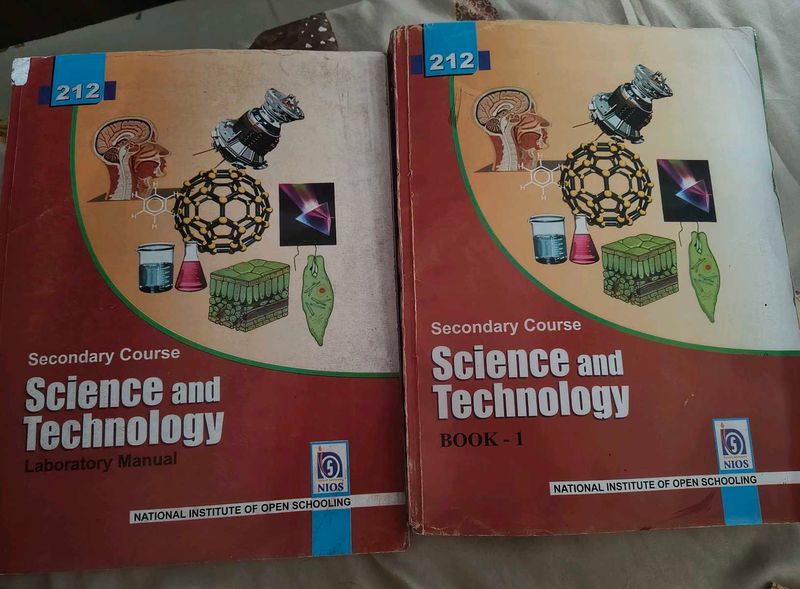 Class-X   3 NIOS Science and Technology Books New