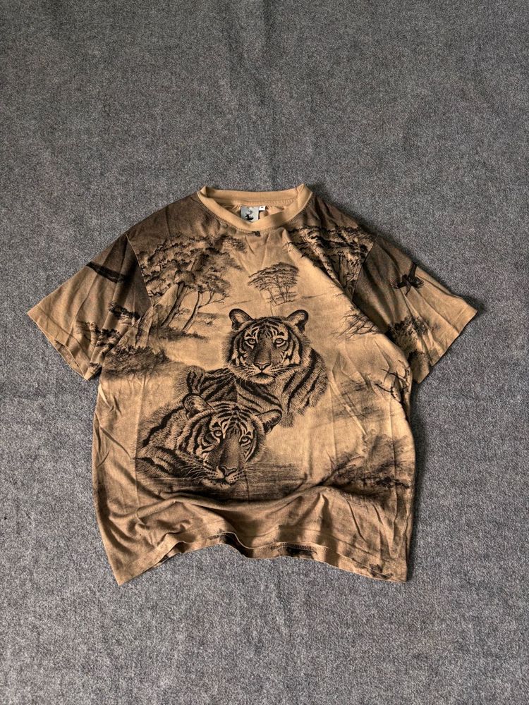 Vintage Tiger Print T-Shirt