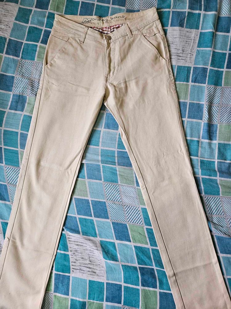 Men's Khaki Slim Fit Chinos