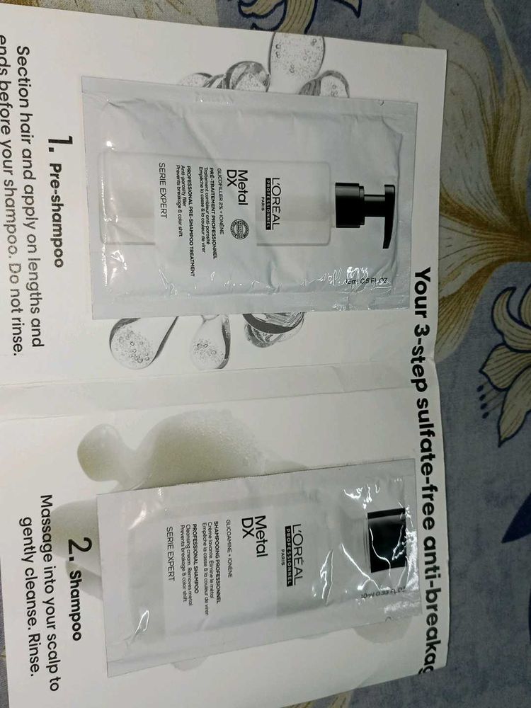 L'Oreal Metal DX Shampoo &amp; Pre-Shampoo Samples