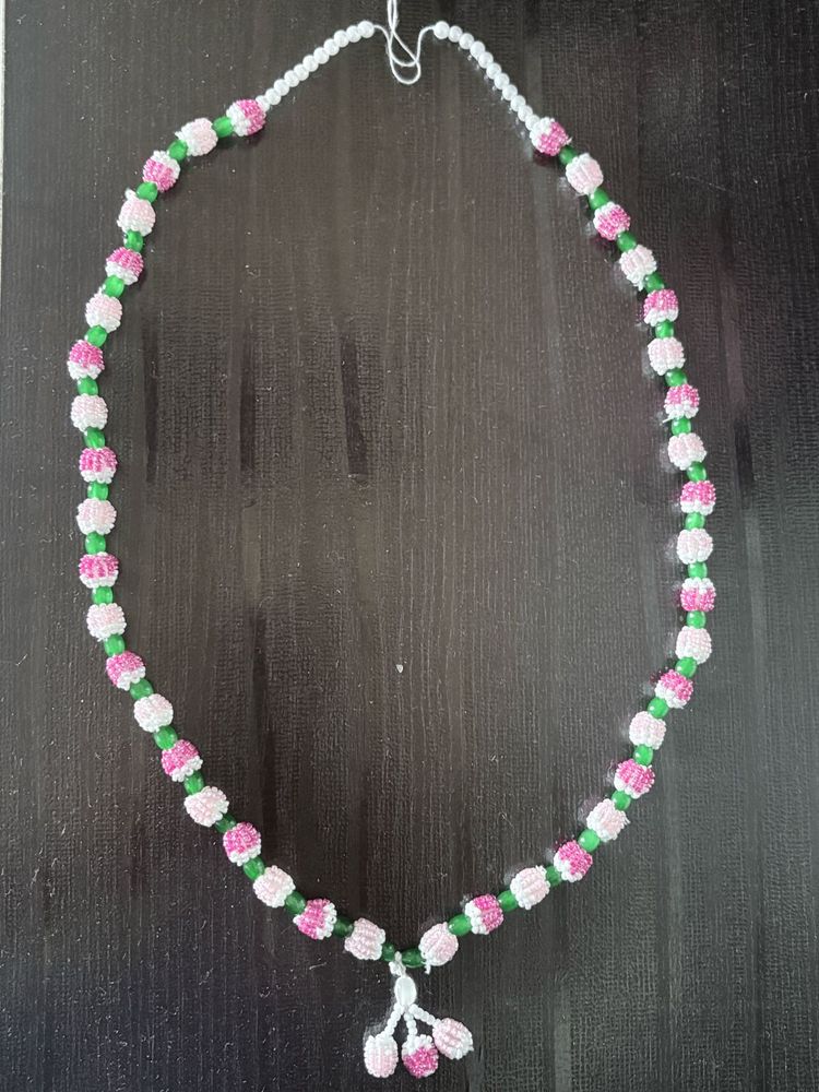 Handmade Beaded Necklace thakurji mala