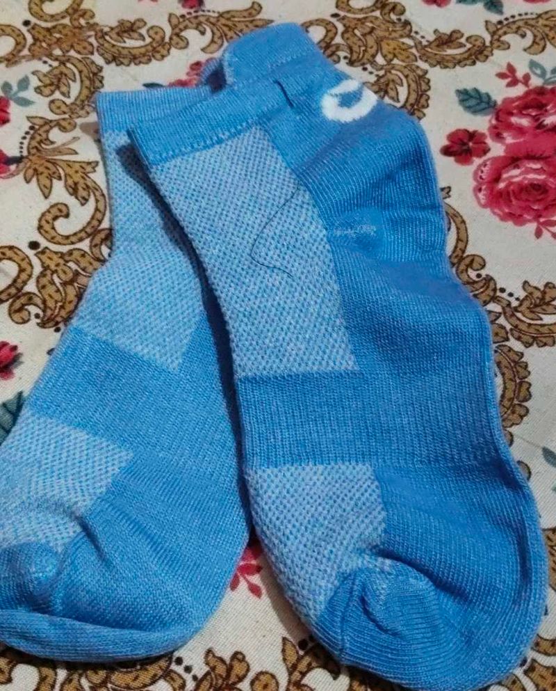 Comfortable Blue Ankle Socks