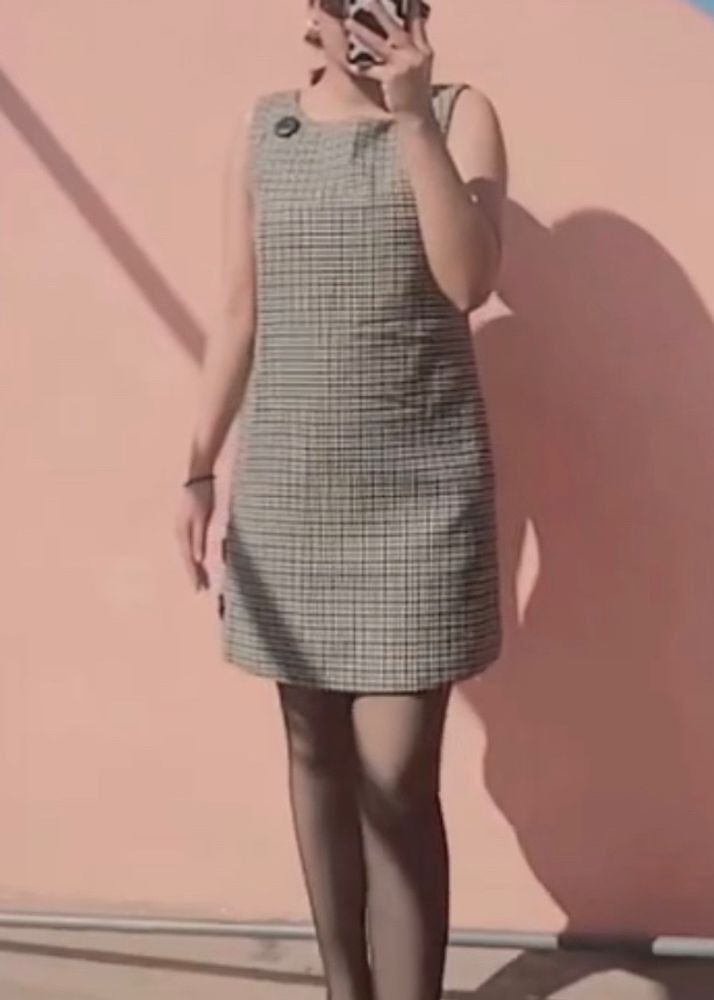 Mini Woolen Dress