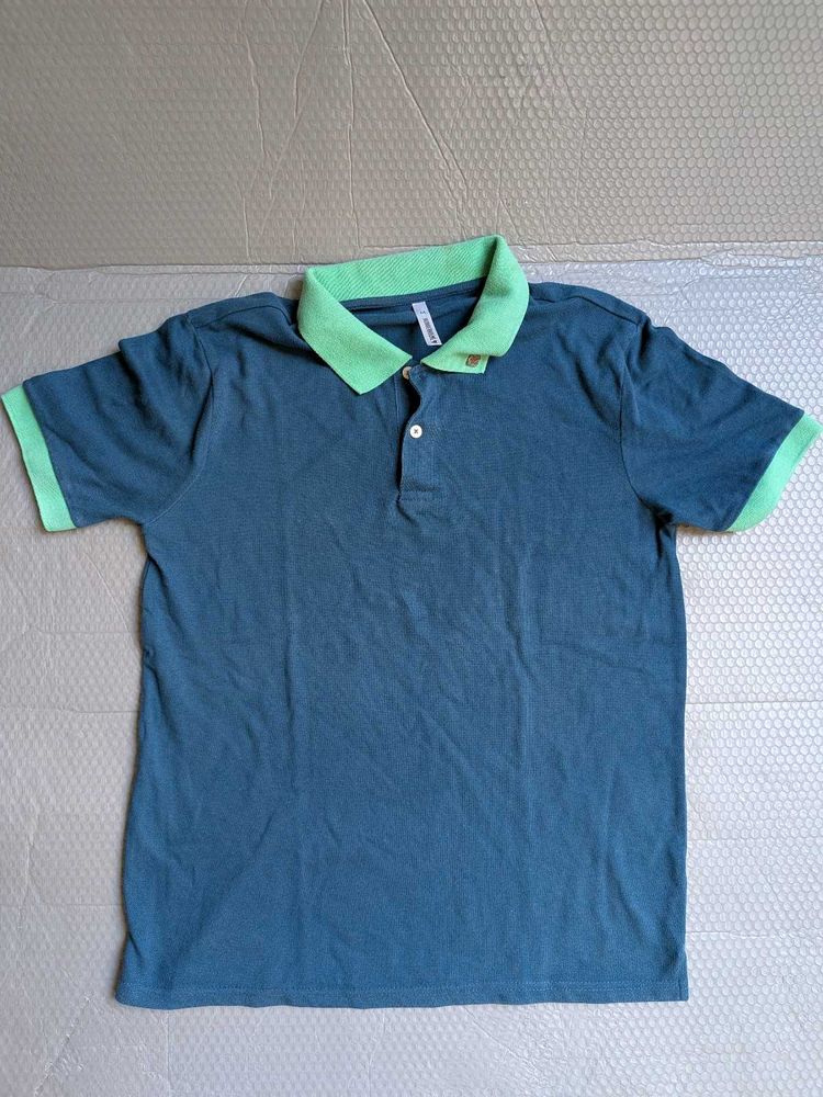 Men's Blue Polo T-Shirt