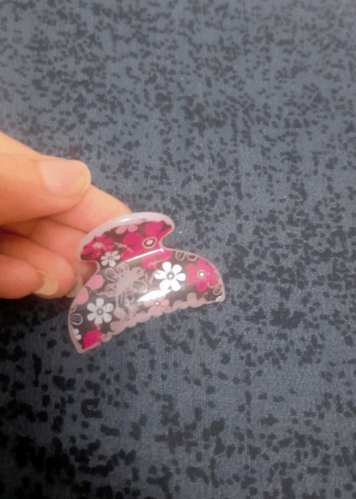 Floral Hair Claw Clip