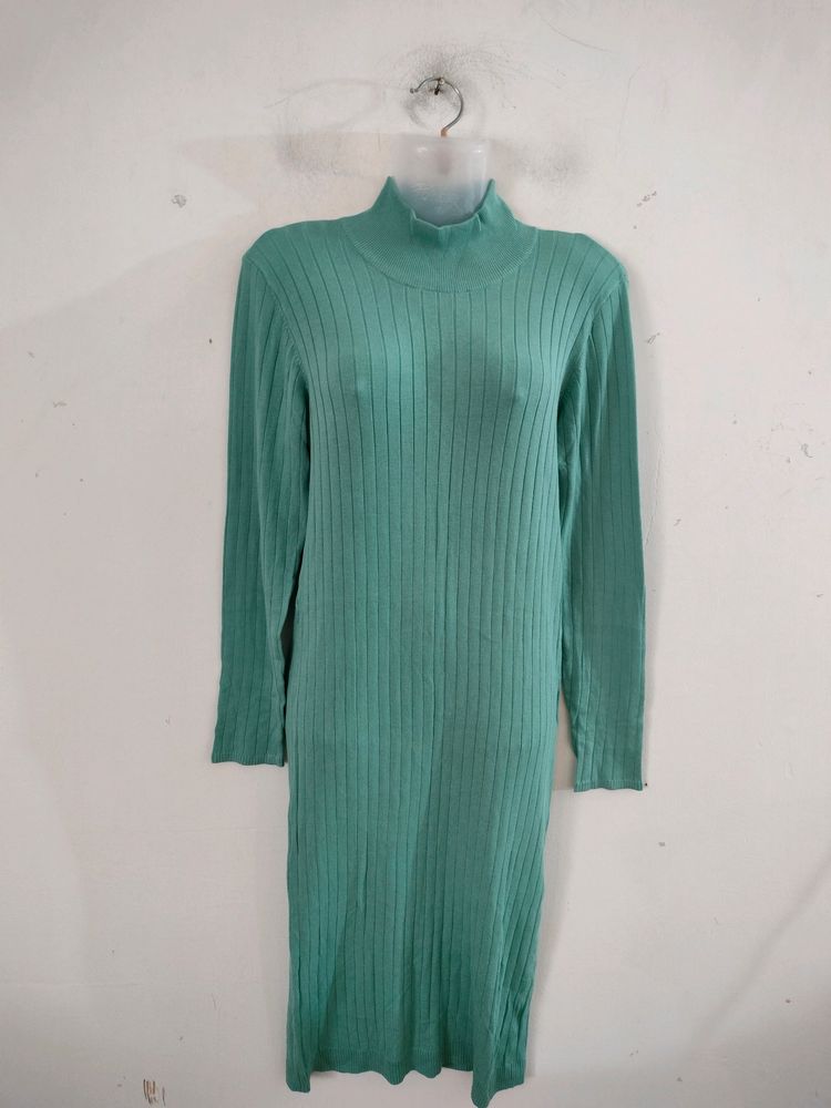 Sea Green Casual Dresses (Women's)