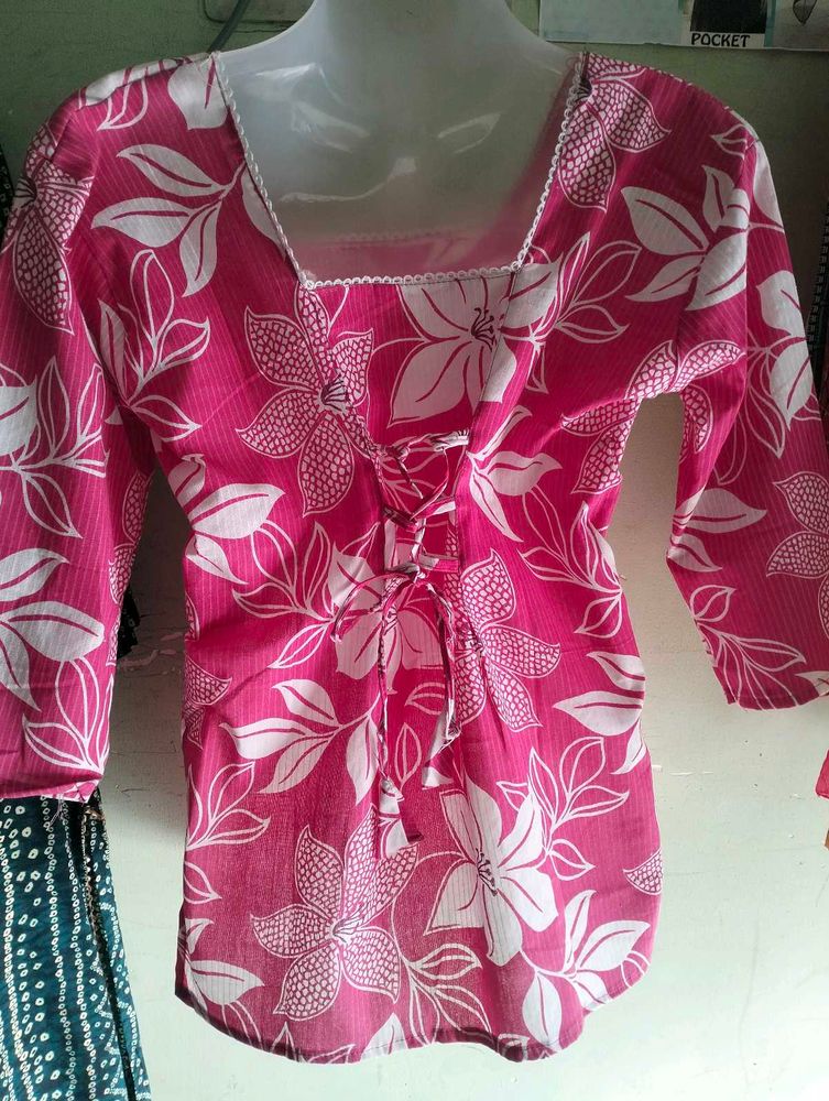 Y2k Back Dori Short Kurti
