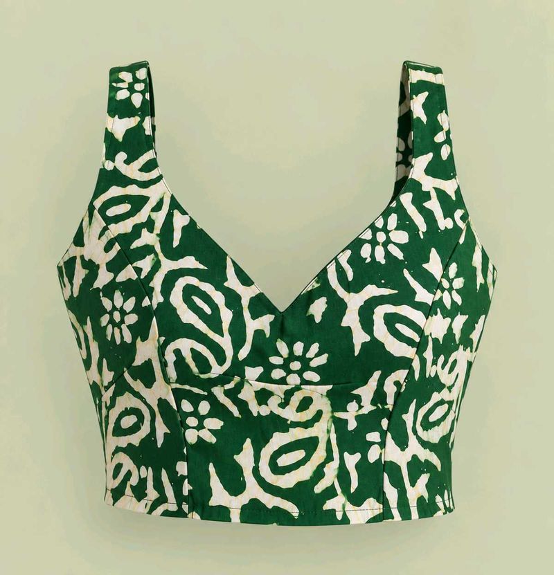Desi Crop Top/ Blouse