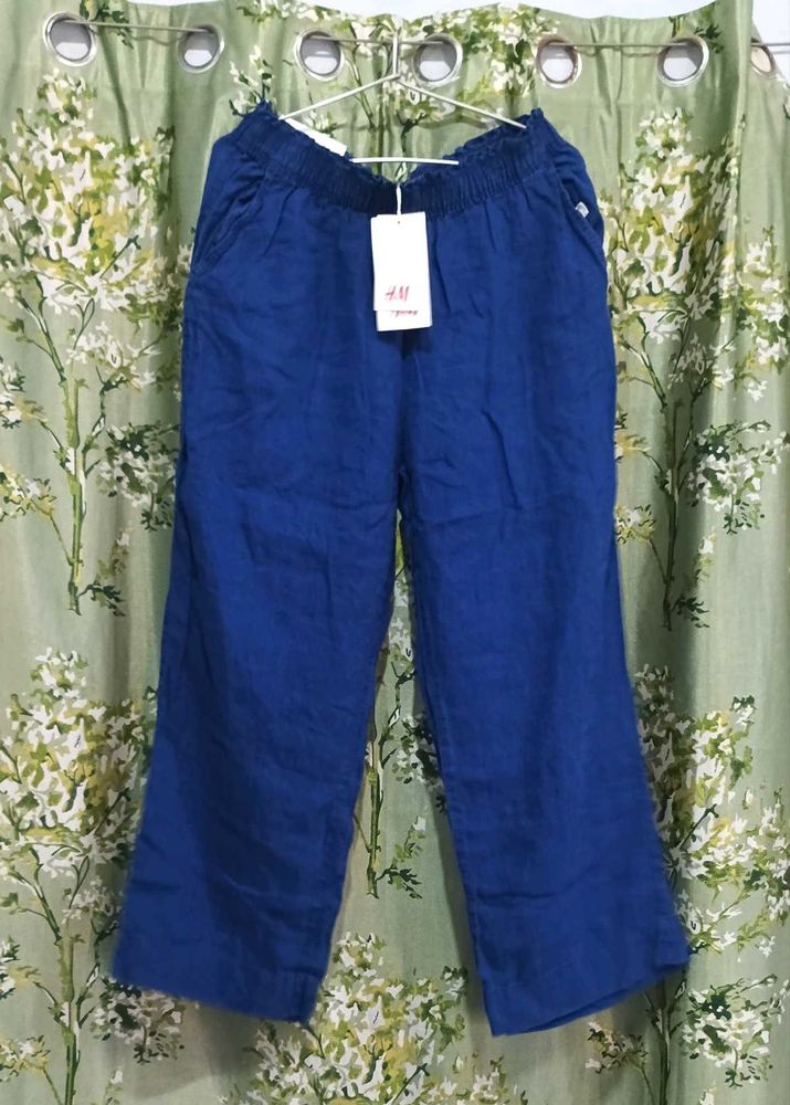 H&amp;M Blue Wide Leg Pants