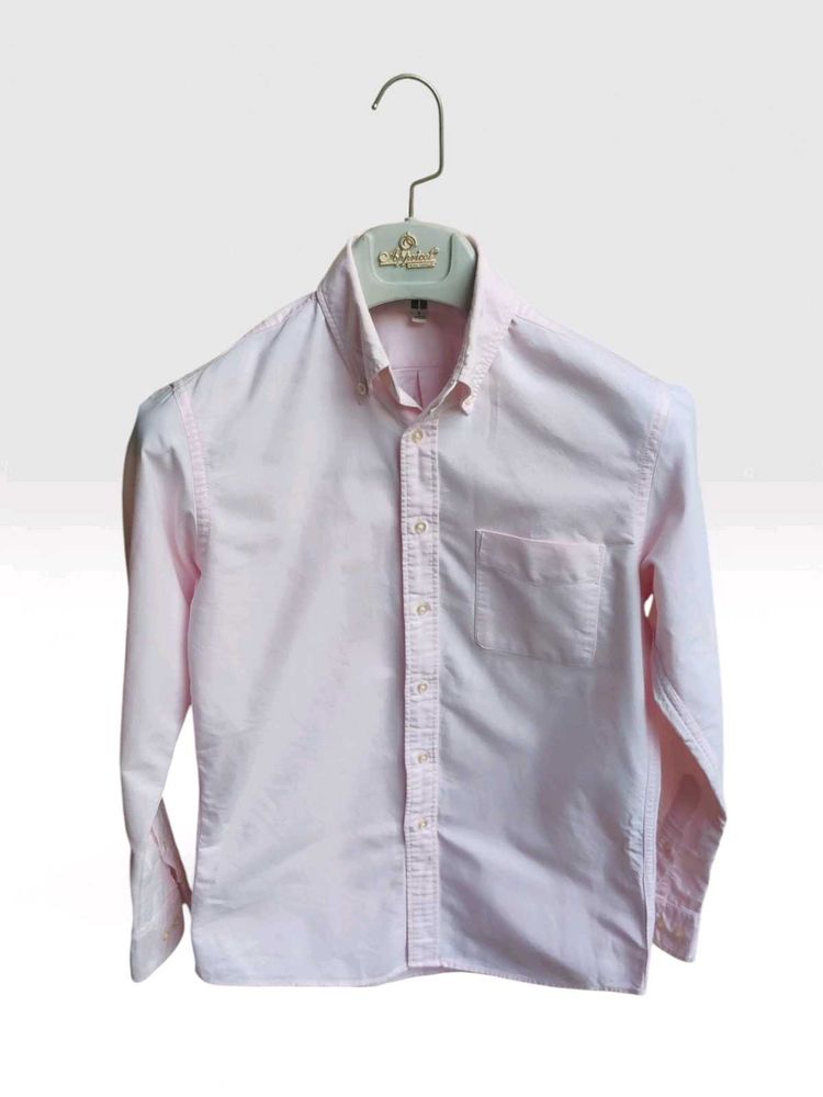 Men's Pink Oxford Button-Down Shirt