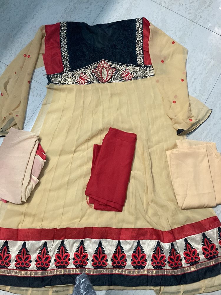 New Anarkali Suit With All Supporting