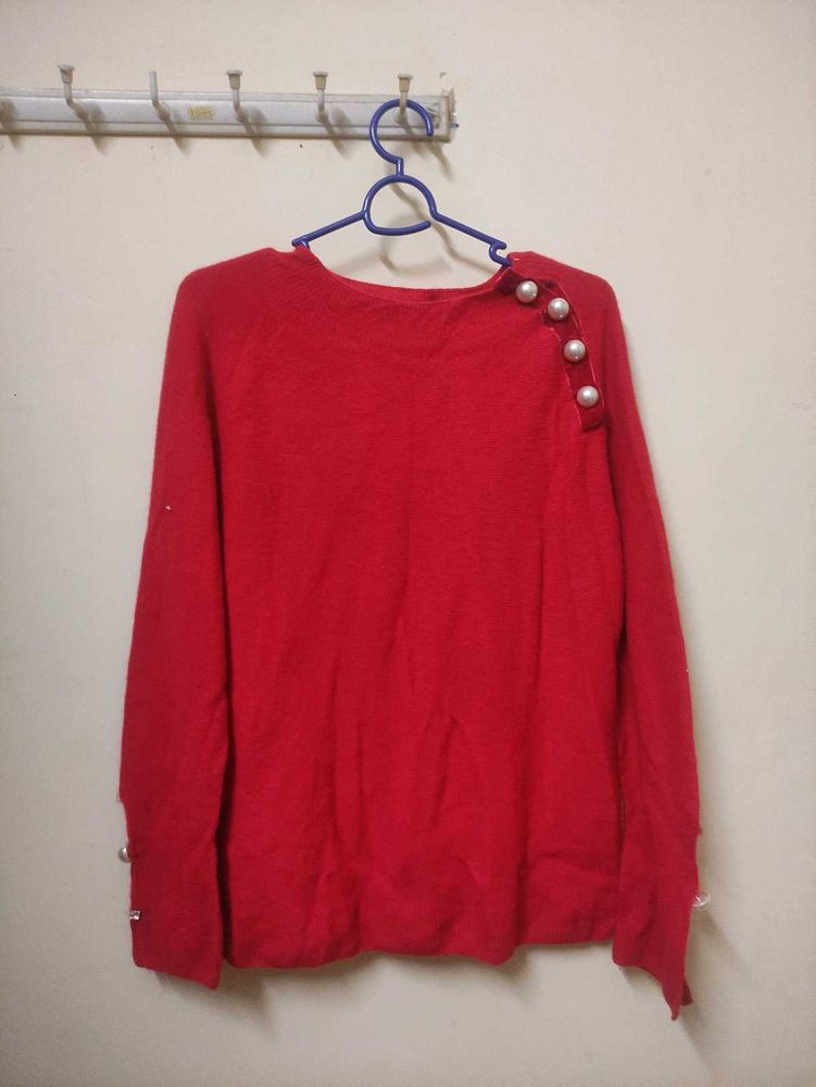 women Red sweatshirt ❤️