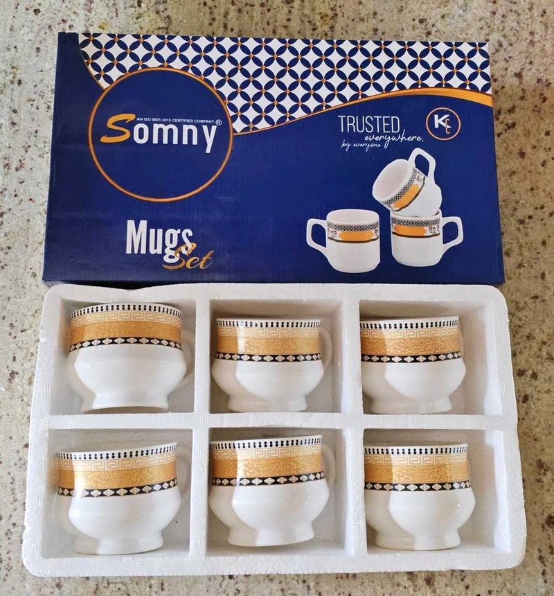 Somny Mugs Set - 6 pcs