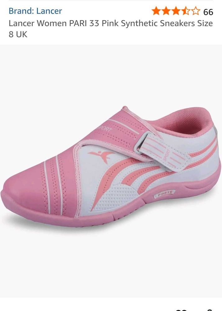 Lancer Pink Synthetic Sneakers