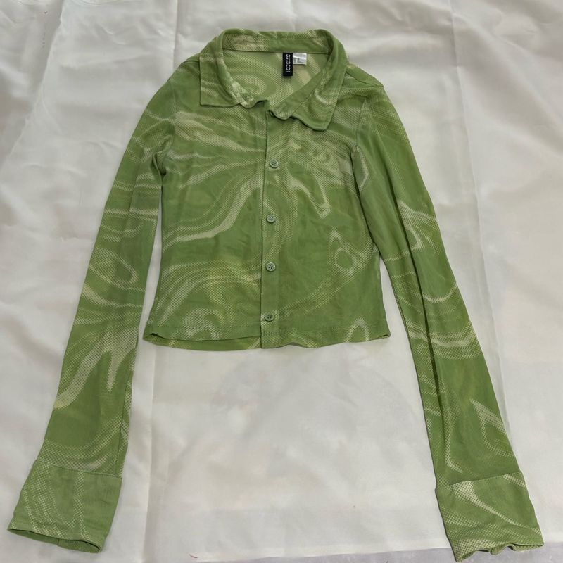 Green Mesh Shirt
