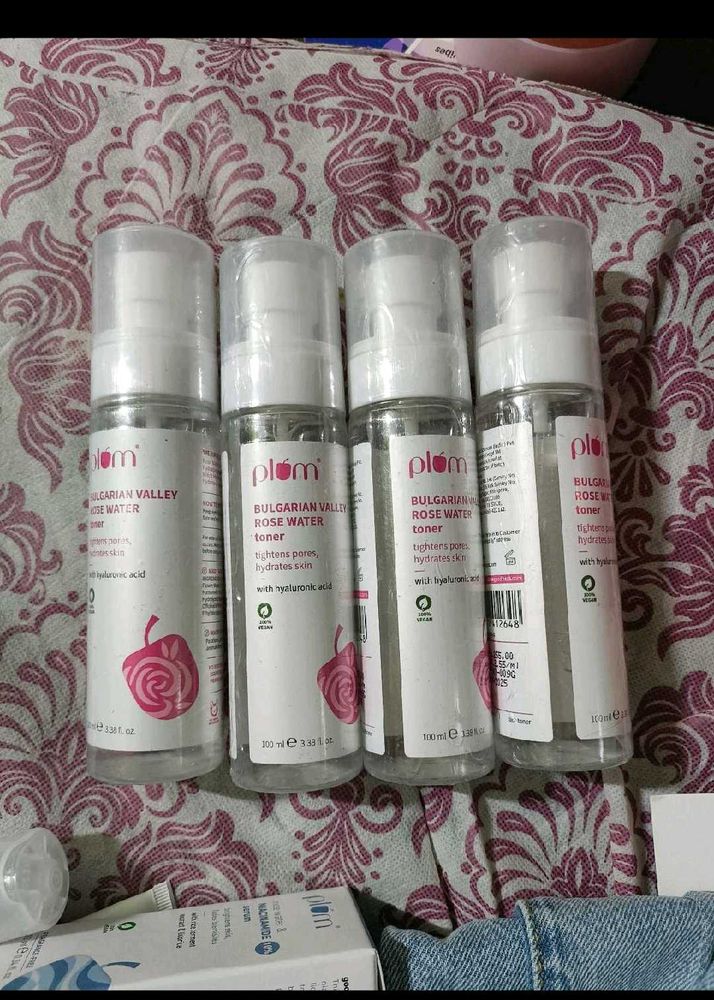 1 Plum Bulgarian Valley Rose Water Toner