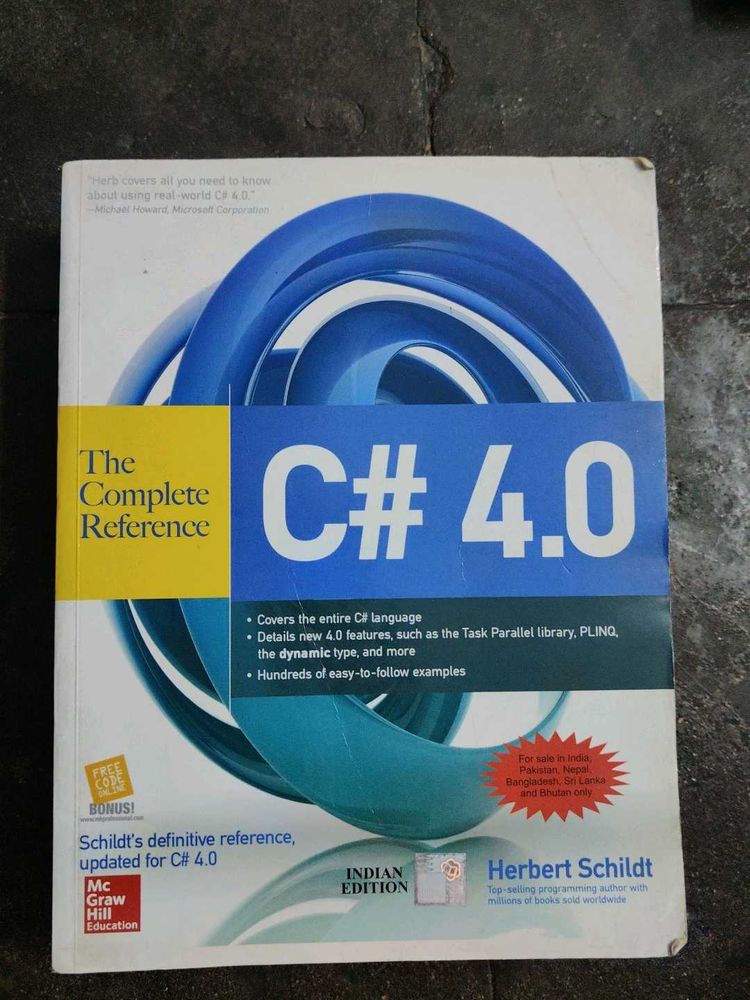 📘 C# 4.0 – The Complete Reference (For Sale)