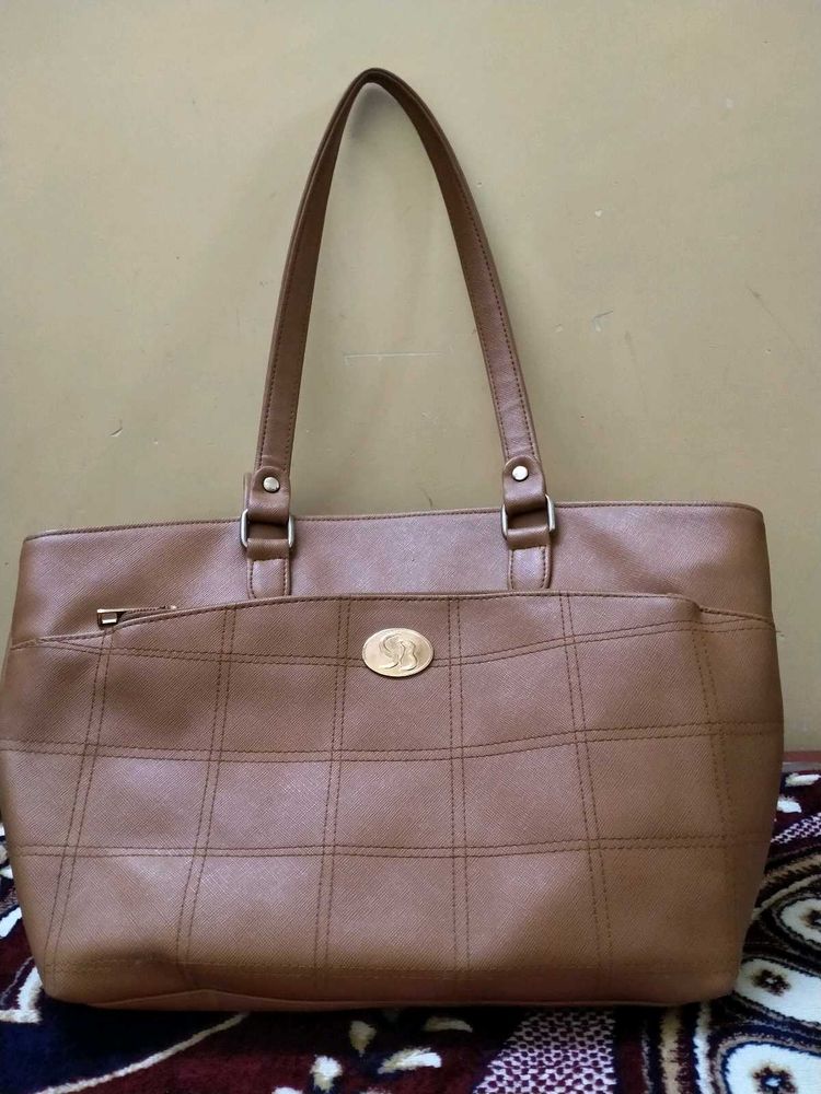 Stylish Brown Tote Bag