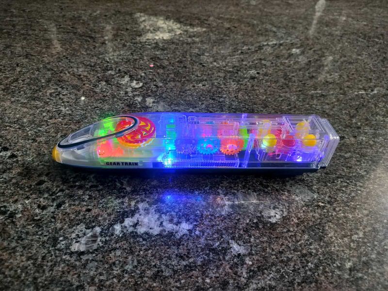 Transparent Gear Light Toy