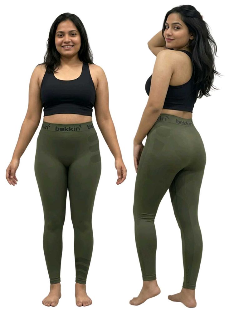 Bekkin Camo Seamless Leggings Free Size 28 to 32