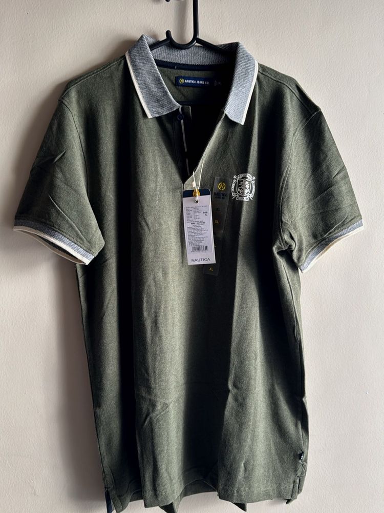 Nautica Olive Green Polo