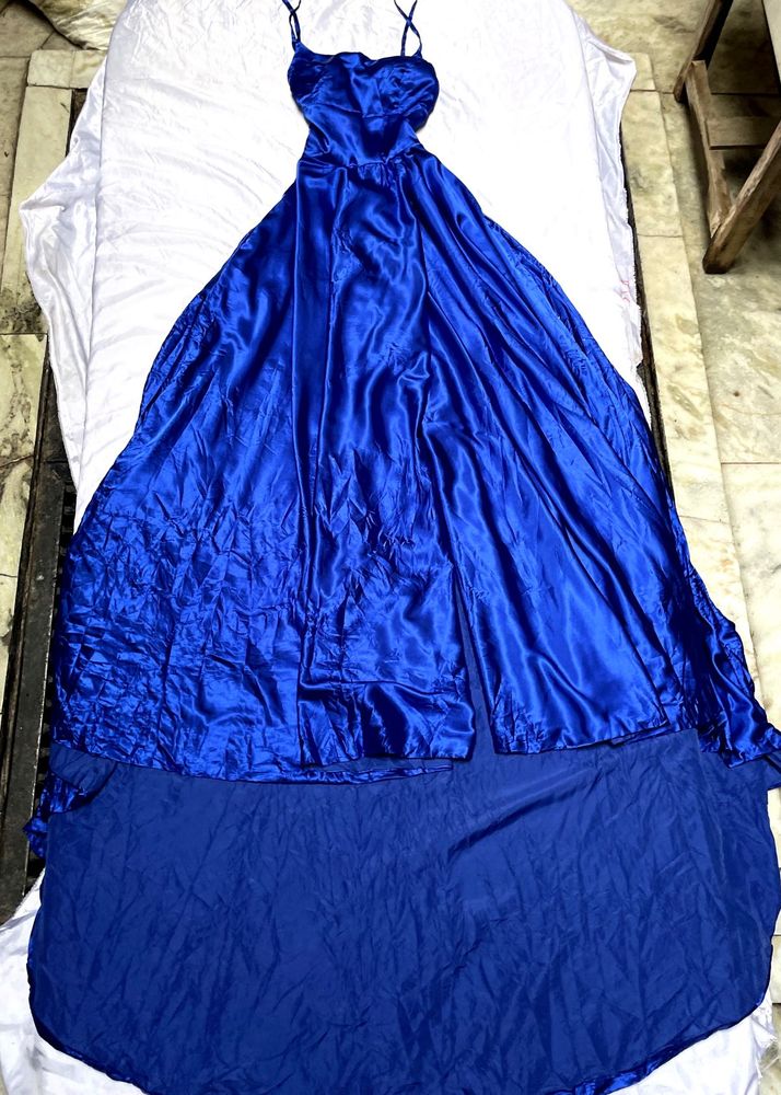 Royal Blue Embellished Gown