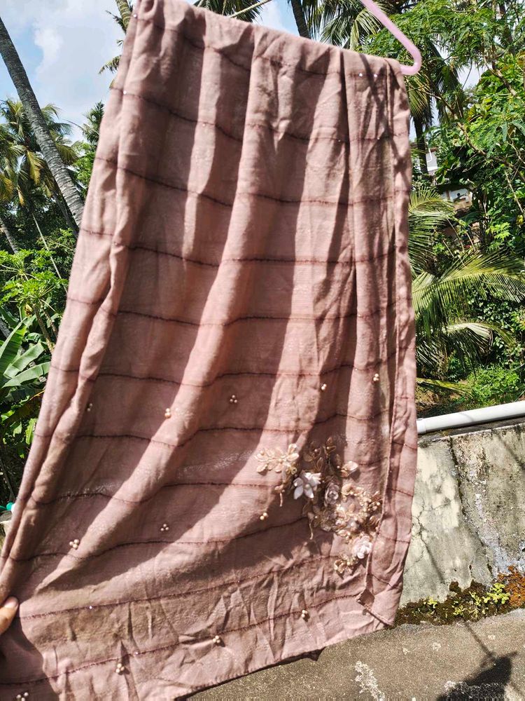 Embellished Checked dupatta