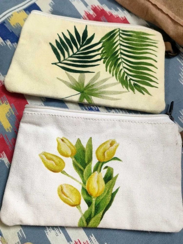 Floral Pouches (Set of 2)