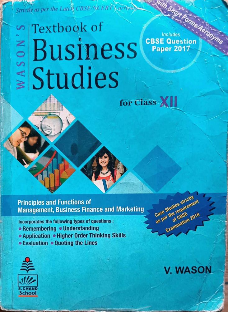 Textbook of Business Studies for Class XII