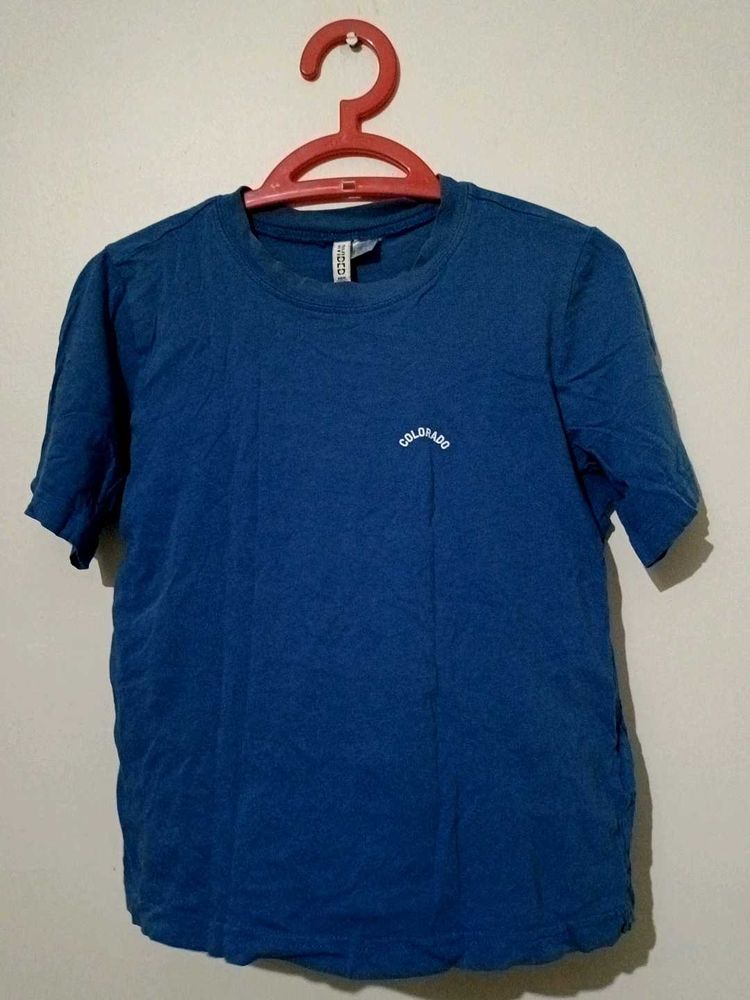 H&amp;M Blue "Colorado" T-Shirt