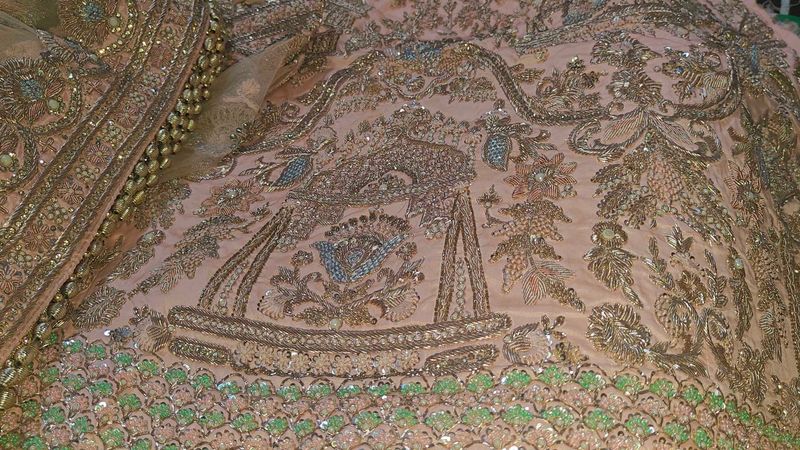 dabka  Embroidered Lehenga Choli