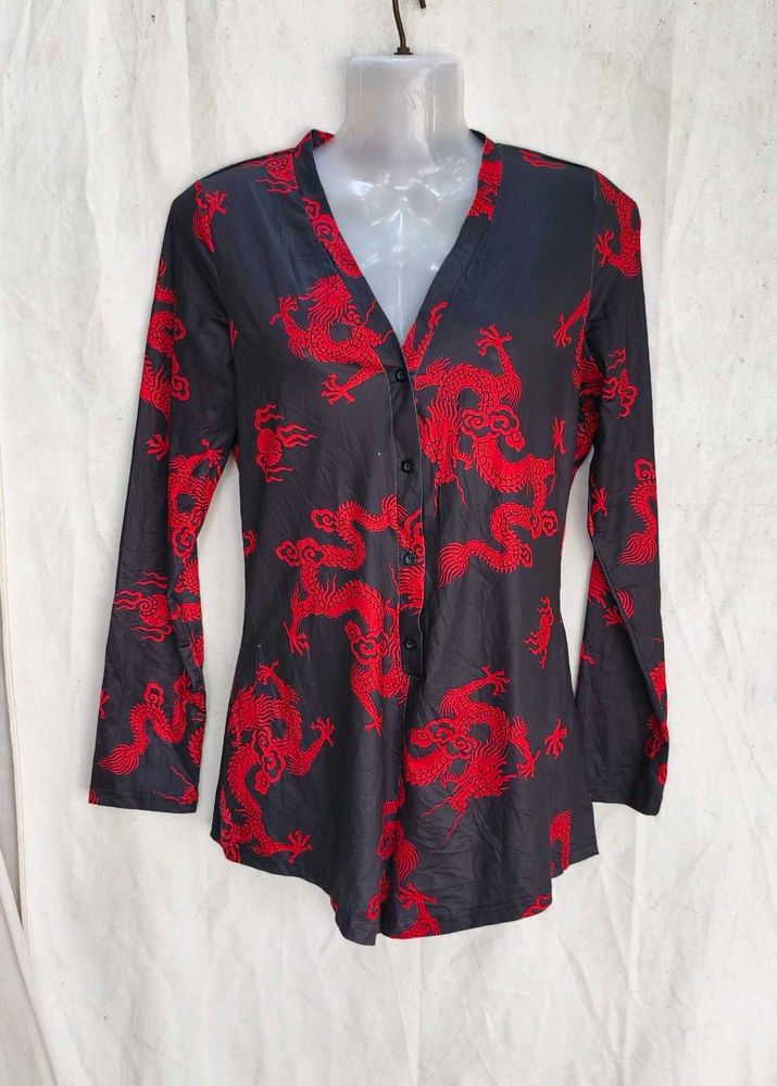 DRAGON PRINT ROMPER
