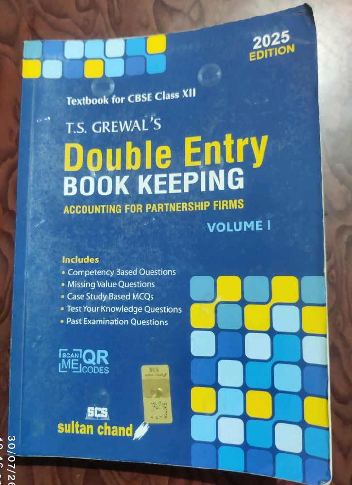 T.S. Grewal Double Entry Book Keeping Vol 1