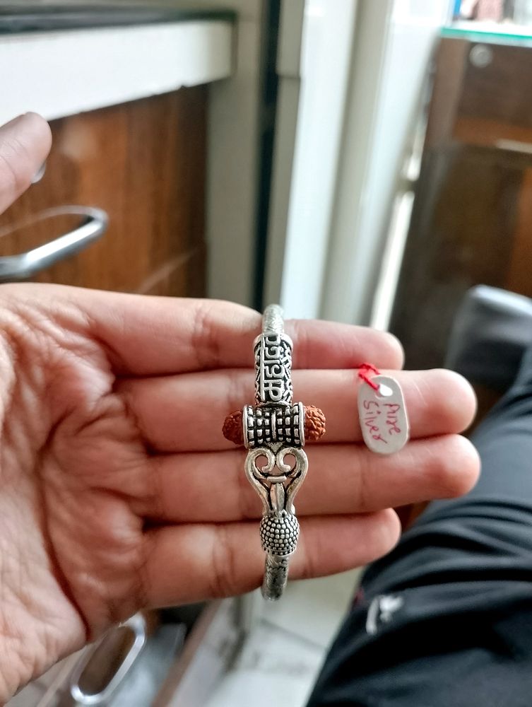 Mahakal Kada Pure Silver