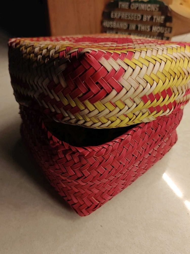 Woven Storage/ Jewellery Box on sale