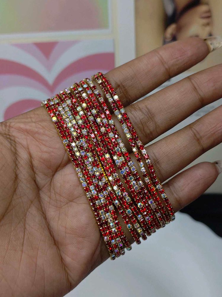 red+silver sparking bracelet ✨