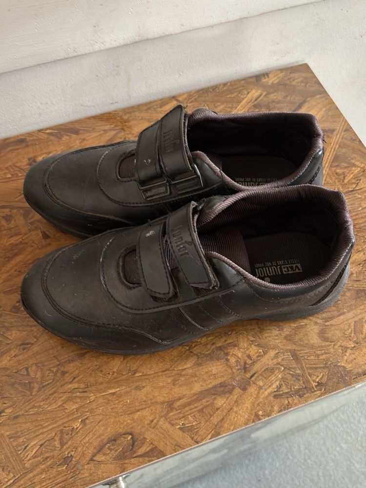 Cute Black Velcro Shoes