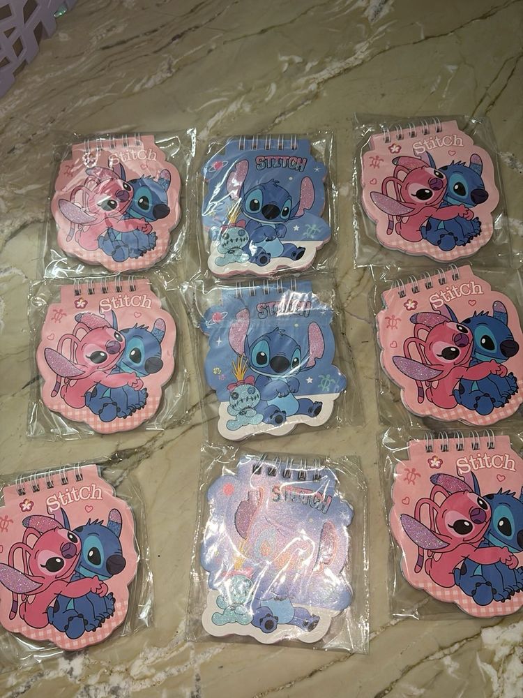 Cute Stitch Notebooks - Set of 9