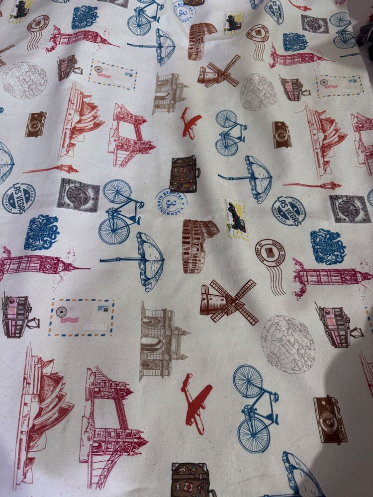 Travel Print Throw Blanket