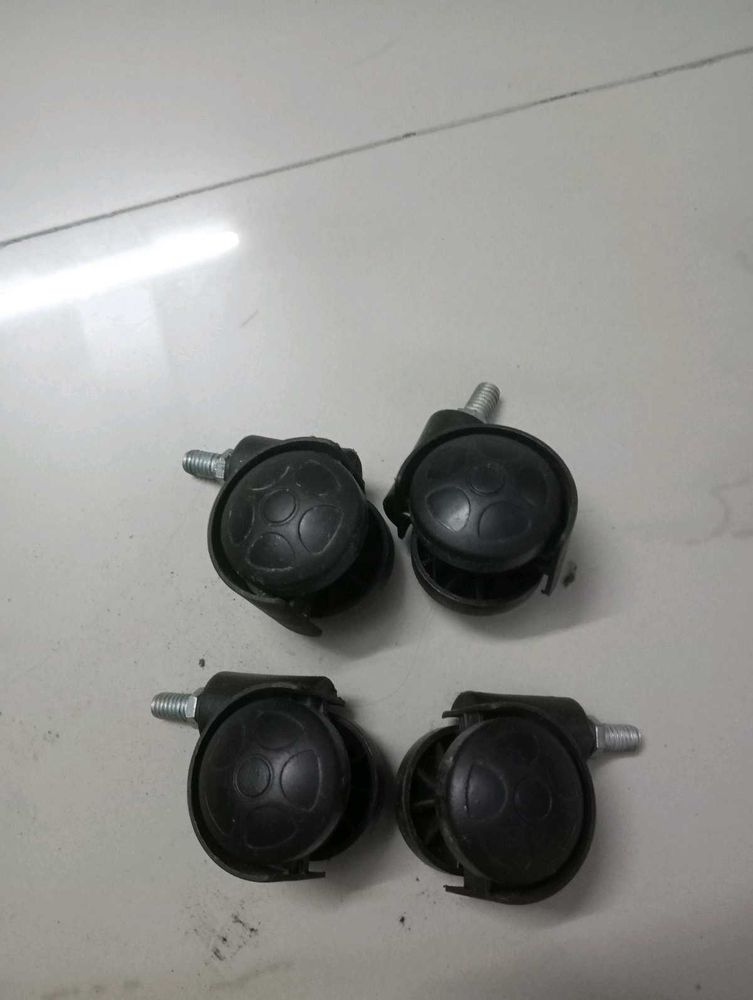 Set of 4 Black Swivel Casters wheel