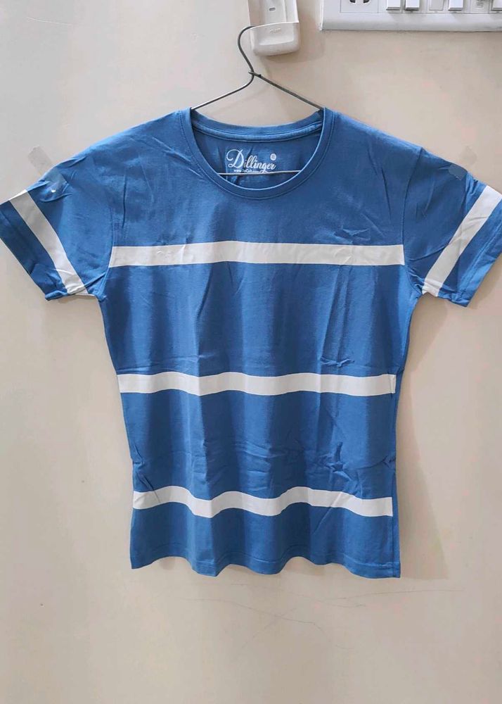 Stripped Blue Tshirt Dillinger