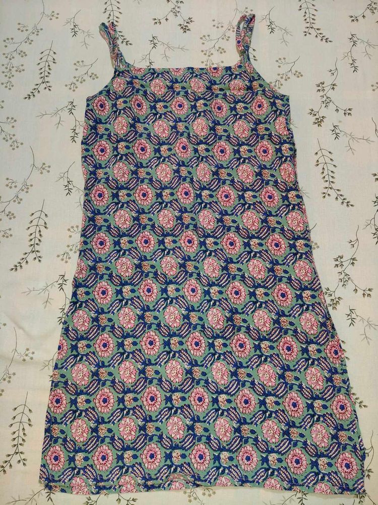 Floral Print Short kurti