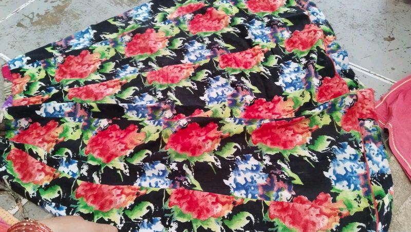 Vibrant Floral lehenga suit